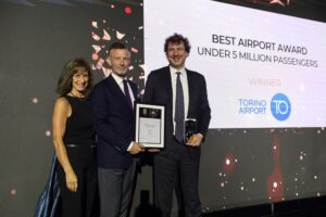 Torino Airport vince il primo premio come Best European Airport nella sua categoria