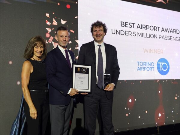 Torino Airport vince il primo premio come Best European Airport nella sua categoria