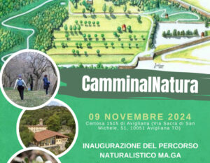 Percorso naturalistico “Ma Ga” apre alla Certosa 1515 di Avigliana